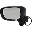Driver Side Mirror, Power Adjust, Non-Heated, Manual Folding, Textured Black, No Signal Light, No Memory, No Puddle Light, No Auto-Dim, No Blind Spot Feature