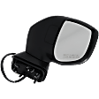 Passenger Side Mirror, Power Adjust, Non-Heated, Manual Folding, Textured Black, No Signal Light, No Memory, No Puddle Light, No Auto-Dim, No Blind Spot Feature