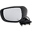 Driver Side Mirror, Power Adjust, Heated, Manual Folding, Paintable, No Signal Light, No Memory, No Puddle Light, No Auto-Dim, No Blind Spot Feature