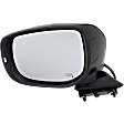 Driver Side Mirror, Power Adjust, Heated, Manual Folding, Paintable, In-housing Signal Light, No Memory, No Puddle Light, No Auto-Dim, No Blind Spot Feature