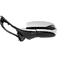 Driver Side Mirror, Power Adjust, Power Folding, Heated, Chrome, In-Housing Signal Light, With Memory, No Puddle Light, No Auto-Dimming, With Blind Spot Detection in Glass
