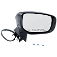 Passenger Side Mirror, Power Adjust, Heated, Manual Folding, Paintable, In-housing Signal Light, No Memory, No Puddle Light, No Auto-Dim, With Blind Spot Detection in Glass