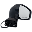 Passenger Side Mirror, Power Adjust, Heated, Manual Folding, Paintable, In-housing Signal Light, No Memory, No Puddle Light, No Auto-Dim, With Blind Spot Detection in Glass