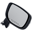 Passenger Side Mirror, Power Adjust, Heated, Manual Folding, Paintable, In-housing Signal Light, No Memory, No Puddle Light, No Auto-Dim, With Blind Spot Detection in Glass