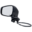 2017-2019 Subaru Impreza - Driver Side Mirror, Power Adjust, Heated, Manual Folding, Paintable, No Signal Light, No Memory, No Puddle Light, No Auto-Dimming, With Blind Spot Detection in Glass