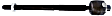X02TR6624 Front, Driver or Passenger Side, Inner Tie Rod End
