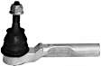 X07TE0077 Front, Driver or Passenger Side, Outer Tie Rod End, FWD