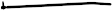 X13TR7527 Front, Driver Side, Inner Tie Rod End