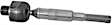 X17TR0302 Front, Driver or Passenger Side, Inner Tie Rod End