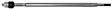X17TR7631 Front, Driver or Passenger Side, Inner Tie Rod End