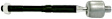 X18TR0262 Front, Driver or Passenger Side, Inner Tie Rod End