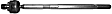 X23TR1952 Front, Driver Side, Inner Tie Rod End, FWD