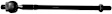 X23TR1999 Front, Driver or Passenger Side, Inner Tie Rod End, FWD