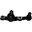 X30BJ0166 Front, Passenger Side, Lower Ball Joint