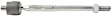 X30TR6717 Front, Driver or Passenger Side, Inner Tie Rod End
