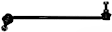 X31SL2311 Front, Driver Side Sway Bar Link, OE Replacement Series
