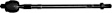 X33TR2742 Front, Driver or Passenger Side, Inner Tie Rod End