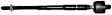 X36TR7637 Front, Driver or Passenger Side, Inner Tie Rod End, FWD