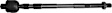 X47TR3867 Front, Driver or Passenger Side, Inner Tie Rod End