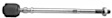 X49TR3936 Front, Driver or Passenger Side, Inner Tie Rod End