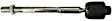 X50TR0439 Front, Driver or Passenger Side, Inner Tie Rod End
