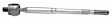 X50TR7728 Front, Driver or Passenger Side, Inner Tie Rod End
