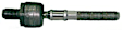 X53TR4562 Front, Driver or Passenger Side, Inner Tie Rod End