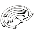 1988 Toyota 4Runner - Spark Plug Wire, Std, Set of 6, Standard Pro