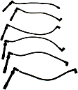 27702 Standard Pro Spark Plug Wire, Set of 6