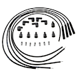 3400 Standard OE Replacement Spark Plug Wire, Set of 4