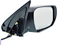 Passenger Side Mirror, Power Adjust, Non-Heated, Manual Folding, Paintable, In-housing Signal Light, No Memory, No Puddle Light, No Auto-Dim, No Blind Spot Feature