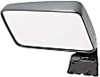 Driver Side Mirror, Manual Adjust, Manual Folding, Non-Heated, Textured Black, No Signal Light, No Memory, No Puddle Light, No Auto-Dimming, No Blind Spot Feature