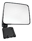 Passenger Side Mirror, Manual Adjust, Manual Folding, Non-Heated, Textured Black, No Signal Light, No Memory, No Puddle Light, No Auto-Dimming, No Blind Spot Feature