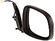Passenger Side Mirror, Power Adjust, Manual Folding, Non-Heated, Paintable, No Signal Light, No Memory, No Puddle Light, No Auto-Dimming, No Blind Spot Feature