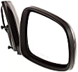 Passenger Side Mirror, Power Adjust, Manual Folding, Heated, Paintable, No Signal Light, No Memory, No Puddle Light, No Auto-Dimming, No Blind Spot Feature