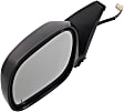 Driver Side Mirror, Power Adjust, Manual Folding, Heated, Textured Black, No Signal Light, No Memory, No Puddle Light, No Auto-Dimming, No Blind Spot Feature