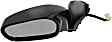 Driver Side Mirror, Power Adjust, Manual Folding, Heated, Textured Black, No Signal Light, No Memory, No Puddle Light, No Auto-Dimming, No Blind Spot Feature