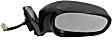 Passenger Side Mirror, Power Adjust, Manual Folding, Heated, Textured Black, No Signal Light, No Memory, No Puddle Light, No Auto-Dimming, No Blind Spot Feature