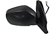Passenger Side Mirror, Power Adjust, Manual Folding, Heated, Textured Black, No Signal Light, No Memory, No Puddle Light, No Auto-Dimming, No Blind Spot Feature