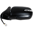Driver Side Mirror, Power, Manual Folding, Heated, Paintable, In-housing Signal Light, No Memory, No Puddle Light, No Auto-Dimming, No Blind Spot Feature, AWD