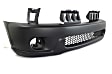 Front Primed Bumper Cover, With Wheel Opening Flares