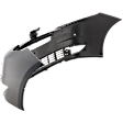 Front Primed Bumper Cover, With Parking Aid Sensor Holes, Without Radar Cruise Control