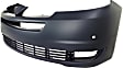 2004-2005 Toyota Sienna - Front Primed Bumper Cover, With Parking Aid Sensor Holes and Radar Cruise Control