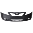 Front Primed Bumper Cover, SE Model, USA Built Vehicles, With Emblem Provision and Spoiler Holes, With Fog Light Holes, Without Parking Aid Sensor Holes, CAPA CERTIFIED