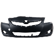 Front Primed Bumper Cover, Sedan, Standard Type, CAPA Certified