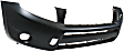 Front Primed Bumper Cover, For Base & Limited Model, Without Wheel Opening Flares, CAPA Certified