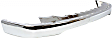 Front Bumper, Face Bar, Chrome, without Mounting Brackets