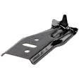 Front, Driver Side Bumper Bracket, Reinforcement Bracket