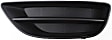 Front, Driver Side Fog Light Cover, Black
