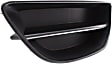 Front, Driver Side Fog Light Cover, Black